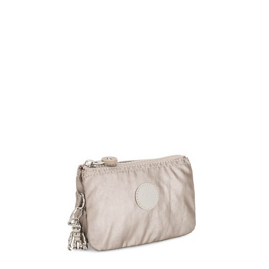 Kipling Creativity Small Metallic Pouch Bags Metallic Glow | CA 2108CT